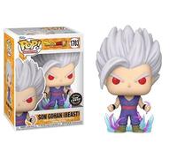 Funko Super Size Gohan (Beast Mode) + Pop Protector: Dragon Ball Super Pop! Animation Vinyl Figure (set regalo in bundle con custodia protettiva ToyBop Brand Box) (Son Gohan Beast Glow Chase)