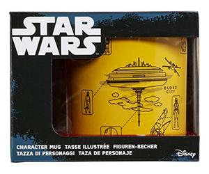 Funko SW02608 Star Wars Mug 20oz The Empire Strikes Back Blueprint, Ceramic, Yellow, 28.2 x 21 x 11.5 cm