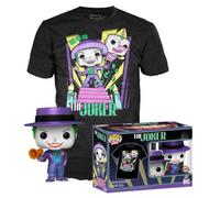 Batman The Joker With Speaker (403) + T-Shirt (Taglia XL) POP & Tee Vinyl Figure