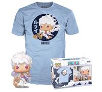 Loungefly Pop! & TEE: OP - Luffy Fifth Gear - S - One Piece - T-Shirt, Maglietta Vestiti a Maniche Corte con Figura in Vinile da Collezione - Idea Regalo Giocattoli per gli Adulti Uomini e Donne