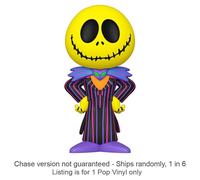 Funko the Nightmare Before Christmas Jack Skellington Black Light Vinyl Soda