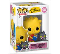 Funko Pop! & Buddy: Simpsons 1- Lisa Simpson & SB - The Simpsons - Figura in Vinile da Collezione - Idea Regalo - Merchandising Ufficiale - Giocattoli per Bambini e Adulti - TV Fans