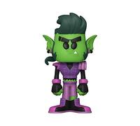 Funko Vinyl SODA, Teen Titans, Metal Beast Boys, 1/6 di probabilità per la variante rara dell'inseguimento, Teen Titans Go!, Figura in vinile da collezione, Idea regalo, Merchandising ufficiale