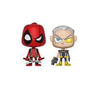 Funko VYNL 4" 2-Pack: Marvel: Deadpool & Cable Deadpool Collectible Figure, Standard - Figura in Vinile da Collezione - Idea Regalo - Merchandising Ufficiale - Giocattoli per Bambini e Adulti