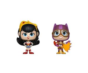Funko VYNL 4 Inch 2-Pack: DC: Bombshells: Wonder Woman & Batgirl