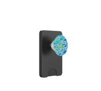 Funky Blue Fungo Modello Wild Beautiful Nature Funghi PopSockets PopWallet per MagSafe
