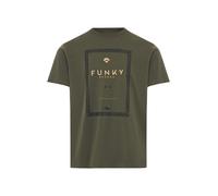 Funky Buddha Maglietta beige chiaro / curry / oliva / nero Uomo Funky Buddha L