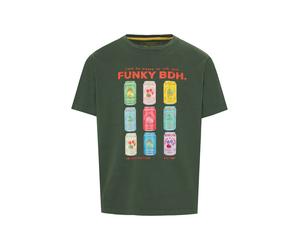 Funky Buddha Maglietta blu cielo / curry / verde scuro / aragosta Uomo Funky Buddha L