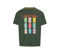Funky Buddha Maglietta blu cielo / curry / verde scuro / aragosta Uomo Funky Buddha S