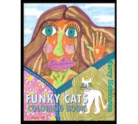 Funky Cats Coloring Book