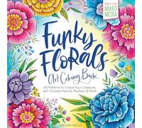Megan Wells Funky Florals Art Coloring Book (Tascabile) (PRESALE 28/06/2025)