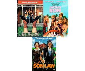 Funky Funny Comedy 3 Pack Blast Son in Law Pauly Shore + Don't Tell Mom The Babysitter's Dead + Captain Ron Kurt Russell
