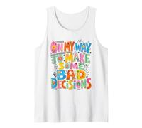 Funky sulla mia Strada per Prendere Decisioni sbagliate Party Beach Canotta