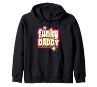 Funky Vintage Retro anni '70 Funky Daddy Disco Dancer Felpa con Cappuccio