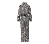 FunkyAlps - Tuta da sci stampa pantera - Tuta da sci leopardata - Skioverall - Tuta intera - Onesie - Impermeabile e antivento - Donna - Stampa - Taglia 36-44 (S-XXL)