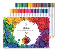 FUNLAVIE 50 Matite Colorate per Libri da Colorare Adulti, Matite a Base d'Olio con Mina Morbida, Perfette per Disegnare, Colorare e Artisti, Ideali per Principianti e Adulti, con Temperino