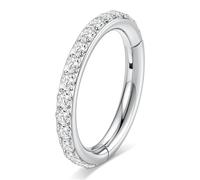 FUNLMO 20G 18G 16G 12G naso anello cerchio conchiglia Rook Daith Helix trago Piercing gioielli 316L cartilagine orecchino conchiglia orecchino anello setto gioielli pancia labbro anello anello 5 mm a