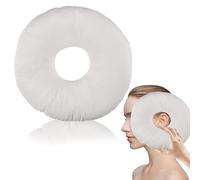 Funmo Cuscino per Piercing, Morbido, Schiuma, Poliestere, 3 cm x 2 cm, Bianco, Torus, Indoor, Aiuto per il, Lavabile, Resistente, PILLOW, Cuscino per orecchie a ciambella