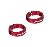 Funn Anelli di Bloccaggio per Manopole Hilt e Holeshot (Rosso)