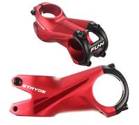 FUNN Stryge Attacco Manubrio Rialzato per Bicicletta con Inclinazione di 7 Gradi - Lunghezza 80mm con Morsetto Manubrio da 31.8mm, Attacco Manubrio per Mountain Bike (Rosso)