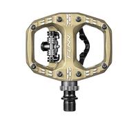 Funn Clast Pedali Automatici MTB, Singolo Lato | lega pressofusa, lato flat con 8 pin, asse CrMo con boccola integrale, cuscinetti a cartuccia, 385g, gravel