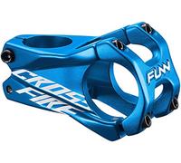 FUNN Crossfire - Supporto per mountain bike con manubrio da 35 mm, attacco per bicicletta in lega, resistente e leggero, per mountain bike e BMX, lunghezza 50 mm (blu)