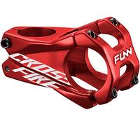 Funn Crossfire Attacco Manubrio per Mountain Bike con Morsetto da 35mm - Attacco Manubrio in Lega Leggera e Resistente per Mountain Bike e BMX Bike, Lunghezza 50mm (Rosso)