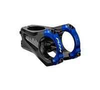Funn Equalizer Attacco Manubrio per Bicicletta senza Rialzo - Lunghezza 50mm con Morsetto Manubrio da 35mm, Attacco Manubrio in Lega Leggera a 0 Gradi per Mountain Bike e BMX Bike (Blu)