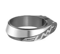 Funn Frodon Morsetto per Sella Imbullonato con diametro interno di 34,9 mm, in lega leggera e resistente, per mountain bike, BMX e bicicletta da strada (Grigio).
