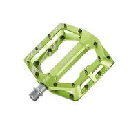 Funn Funndamental Pedali Flat MTB, Piattaforma Larga, Asse CrMo | corpo lega 6061 CNC, concavo profondo 110x105mm, 44 pin bidirezionali regolabili, bordi smussati, asse 9/16, per BMX