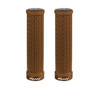 FUNN Manopole Holeshot per Mountain Bike – Chiusura singola, diametro interno 22 mm (Marrone)