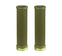 Funn Holeshot Manopole per Mountain Bike con Chiusura Singola, Diame Verde Oliva