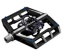 Funn Mamba Pedali Automatici MTB, Doppio Lato, Tacchette SPD | corpo lega 6061 CNC, asse CrMo 9/16, cuscinetto sigillato con boccola DU, per BMX e gravel