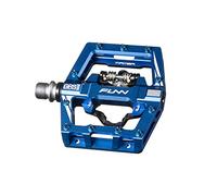 Funn Mamba S Pedali Automatici MTB, Singolo Lato, Tacchette SPD (Blu)