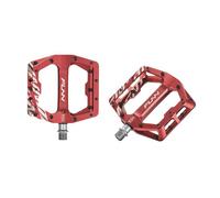 Pedale FUNNDAMENTAL in Alluminio Rosso con Sistema GRS, Dimensioni 102x105x17mm