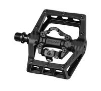 Funn Ripper2 Pedali a Sgancio Rapido per Mountain Bike, Pedali Compatti con Clip su un Lato, Compatibili con Tacchette SPD, Perni CrMo da 9/16" (Nero)