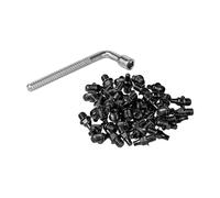 Funn Street Pins per Python, Ripper, Mamba, M4x6mm, 50 Pezzi (Nero)