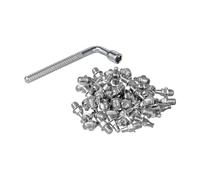Funn Street Pins per Python, Ripper, Mamba, M4x6mm, 50 Pezzi | pin in acciaio indurito, passo filetto 0.7mm, chiave esagonale 4mm inclusa, non per Black Magic