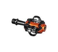 Funn Tactic Pedali Clipless - Compatibili con Tacchette SPD, Pedali da Gara XC per MTB (Arancione)