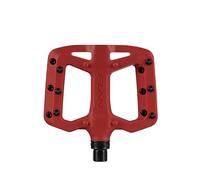 Funn Taipan S Pedali Flat MTB Plastica, Asse CrMo | termoplastica rinforzata fibra di vetro, corpo 14mm, 4 pin stampati e 6 in lega per lato, per BMX, urban e gravel