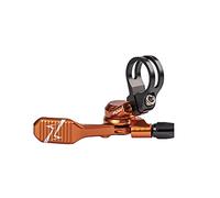 Funn UpDown Kit leva remota CNC per reggisella telescopico per mountain bike, montaggio a 4 posizioni, compatibile con reggisele con instradamento esterno e interno (Arancione)