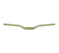 Funn Upturn Manubrio Riser 35mm, Largo 800mm, Rise 40mm (Verde) | triplo spessore, lega AL6061 e AL6066, geometria rialzata, tacche per comandi e leve freno, per MTB e BMX