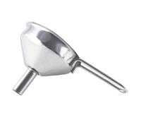 Funnel di metallo per bottiglie di riempimento - Funnel in acciaio inossidabile per pallone a liquore | Funnuto da cucina alimentare con manico lungo, imbuto di riempimento di olio riparato per il tra