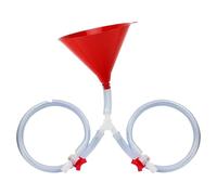 Funnel For Drinking - PP 20.4x16.5cm Funnel 60cm Hose | Beer F́unnel With Sealing Valve | Reusable Beverage Game Prop For Spring Break College University RV Party And Social Events Use