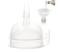 Funnel Liquido - PVC 10.8x11cm 2pcs Set | Funnuto In Bottiglia D'acqua Con Filtro Del Vino E Filtro Del Distributore Domestico | Strumento Di Guida Per Il Versamento Della Cucina Per Trasferimento