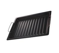 FUNNETOYU 1 Pezzo Teglia BBQ Antiadherente Carbonio per Grigliate e Strumento da Giardino Leggero e Compatto per Barbecue all Aperto con Amici