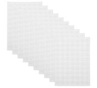 FUNNETOYU 10 Fogli Di Schiuma Schiuma Trasparente Senza Tracce Nastro Biadesivo Punti Autoadesivi Strisce Adesive Rondonde Nastro Trasparente Rotondo Cerchi Adesivi Biadesivi