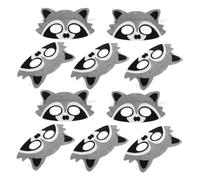 FUNNETOYU 10 Maschere in Animali della Giungla Maschere Occhio Faccia per Tema Zoo per Feste Compleanno e Attività Gruppo