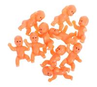 FUNNETOYU 10 pezzi Mini Cake Topper in Plastica Colorata Decorazioni Adorabili per Shower e Compleanni Facili da Usare per Feste Tema