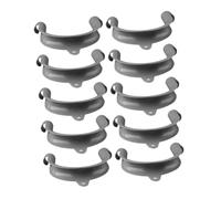 FUNNETOYU 10 pezzi Supporto Tubo Scarico Lavatrice in Plastica Resistente Fermo Tubo Sottile U Antiperdita per Fissaggio Sicuro e Duraturo